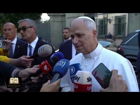 “Peace Is Not Built with Threats or Death‑Dealing Arms” — Pope Leo XIV | POPE LEO PRAYER