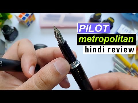 Pilot Metropolitan Fountain Pen UNBOXING & Review | my first fountain pen ever !! (4K 60fps)