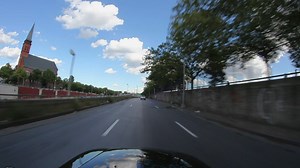Driving on an American road - Free Stock Video