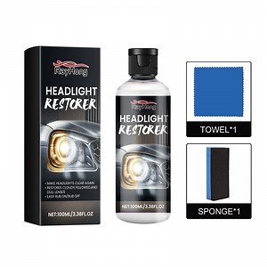 1PCS Innovative Headlight Repair Polish, Car Headlight Repair Fluid, Car Headlight Cleaner, Removes Yellowing and Cloudiness from Headlights
