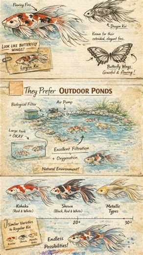 Amazing Facts You Didn't Know About Butterfly Koi Fish
