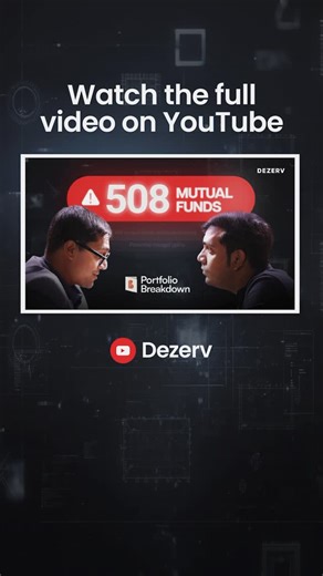 Dezerv on Instagram: "A portfolio with too many funds isn’t diversification. It’s indecision at scale. If you want to simplify without blowing up returns, start with first principles: 1.) Exit-load free funds first. No reason to pay 1% just to clean up. 2.) Then sort holdings from smallest to largest. 3.) And sell. Systematically. Simplification is a strategy that’ll help you achieve long-term goals. Watch the 2nd episode of Portfolio Breakdown on the Dezerv YouTube channel and see if you’re mak