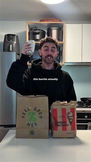 Is zambreros actually better for fat loss than kfc? The answer may surprise you…. Yes zambreros may have ‘healthier’ ingredients but when trying to lose fat a calorie deficit is the only thing that matters. I’m not saying you should go smash kfc burgers all day as you’ll probably end up feeling like shit but what I am saying is that if you’re eating on the go and grabbing zambreros because you think it may be better for your fat loss then you may be wrong. Worth noting the burrito may keep you f