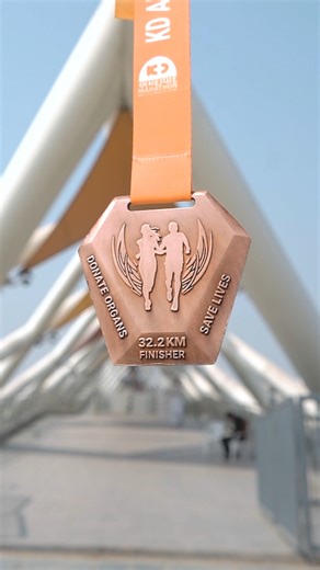 KD Amdavad Marathon | Presenting the Official Finisher Medal of the 4th Edition of KD Amdavad Marathon — a symbol of your dedication, endurance, and purpose.... | Instagram
