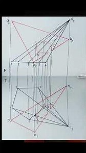 #Shorts Basic Concepts of Descriptive Geometry & Technical Drawing #geometry #architecture #engin...