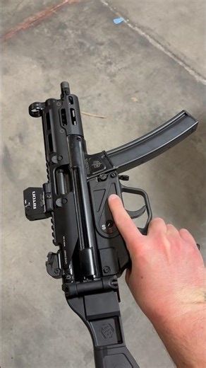 The MP5K UTG handguard looks awesome #shorts #airsoft #airsoftcqb