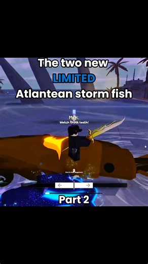Two new Atlantean storm fish and mutations!!! 🐟 #fisch #roblox