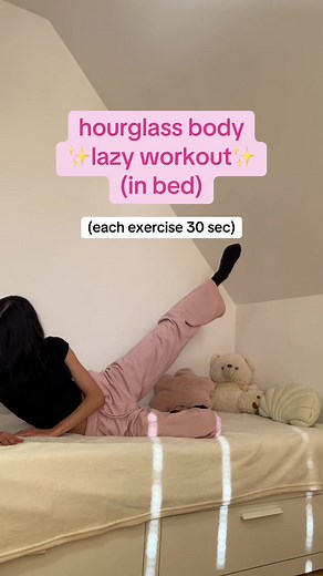 Morning Workouts in Bed for an Hourglass Body
