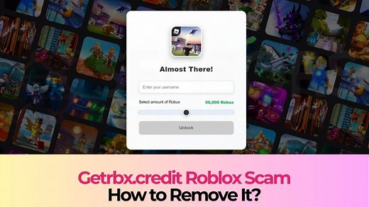 Getrbx.credit Roblox Scam - Removal Steps [Fix]