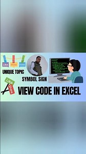 # VIEW CODE IN EXCEL