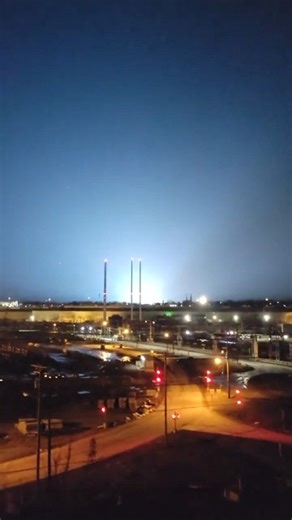 Here's another view of the transformer explosion that left thousands of people on Cleveland's West Side without power Monday night. Thankfully, Cleveland Public Power says there are no widespread outages as of Tuesday morning. Video courtesy @drone_216 on Instagram | cleveland.com