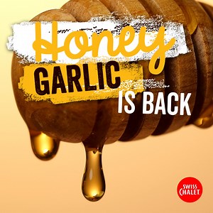 Sweet, sticky and oh so delicious, our famous Rotisserie Chicken is now also available glazed in honey garlic sauce. | Swiss Chalet