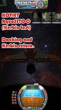 KSP1: Koviet "AquaSSTO-C" docking and Kerbin return.