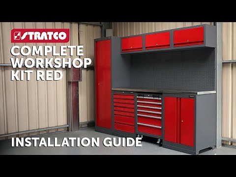 Stratco Complete Workshop Kit Red | Installation Guide