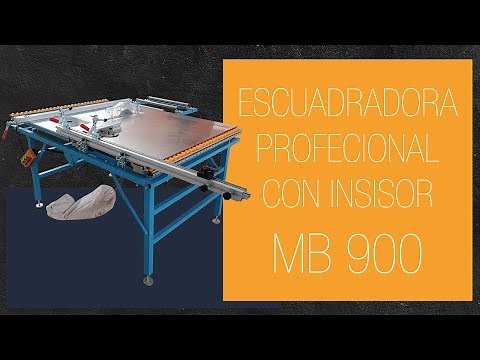 MB 900 - Escuadradora profesional con insisor - MB Brezzo