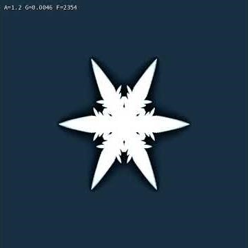 Mass Snowflake — α=1.20, γ=0.0046 (T≈-15°C)