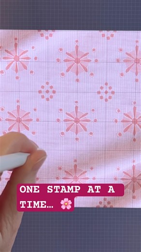 Hand Stamping a Block Print Pattern in Procreate