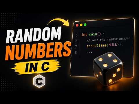 How to Generate Random Numbers in C | Using rand(), srand(), and time() for Unique Sequences