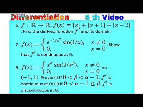 Differentiation Questions Solved by Definition 2