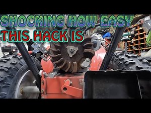 SMALL ENGINE FLYWHEEL REMOVAL DIY | No Special tools DIY