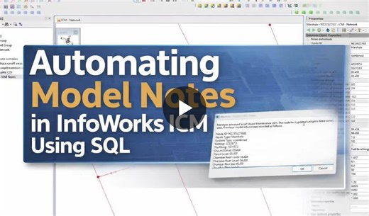 Automate InfoWorks ICM Model Notes with SQL | Sebastian Madrid Ontiveros posted on the topic | LinkedIn