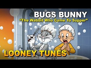 Bugs Bunny vs Elmer Fudd | "The Wabbit Who Came To Supper" (1942) | Looney Tunes Cartoon