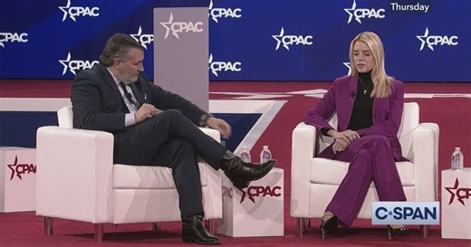 Senator Ted Cruz and Attorney General Pam Bondi at CPAC