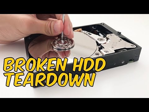 What's inside my broken hard drive? HDD teardown