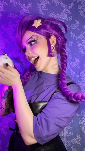 thanks for the love on my lily cosplay!! #cosplay #makeup #poppyplaytime #videogames #lilylovebraids