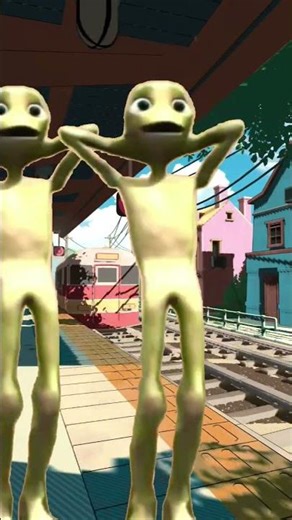 dame tu cosita Green alien dance #funny #dance #ytshorts