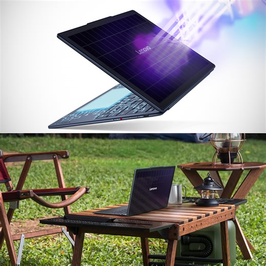 Lenovo Yoga Solar PC Concept Laptop Features Back Contact Cell Technology
