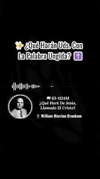 ✨ What will you do with the anointed word? ✝️