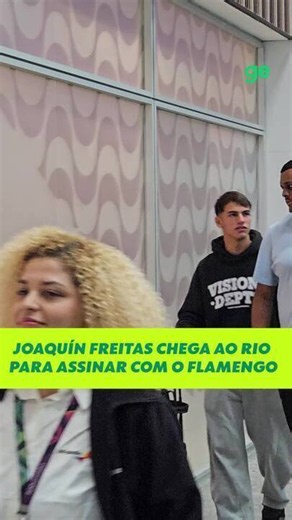 Joaquín Freitas chega ao Rio para assinar com o Flamengo