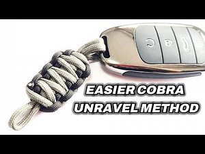 King Cobra Key Fob | Pull the Core, Unravel Fast – Paracord Tutorial