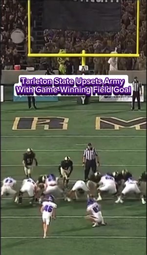 The Tarleton State Texans upset Army after hitting a game-winning field goal in overtime to win 30-27. #tarletonstate #Texans #goarmy #collegefootball | College Football Buzz