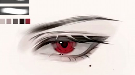 【绘画教程】我流超简单保姆级二次元眼睛画法，从线稿到细化上色详细讲解！最适合萌新学习，学不会退出绘画圈！眼睛上色|画世界pro|平板绘画