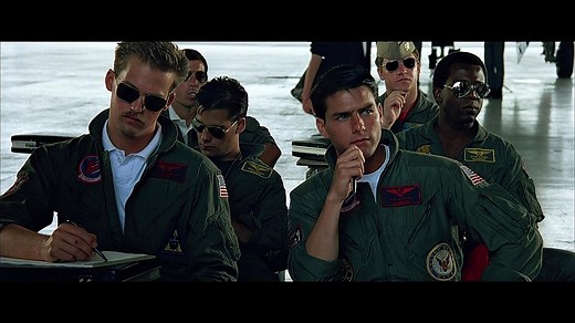 Movie Speech: Top Gun -- Briefing Exchange between Charlie, Maverick, and Goose