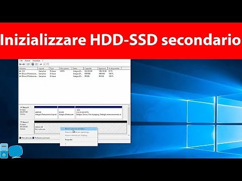 Come Aggiungere ed Inizializzare un Nuovo Hard Disk, SSD secondario