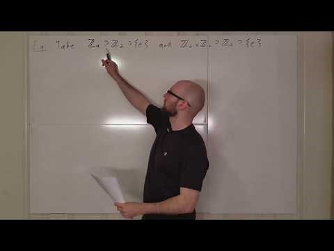 Group Lecture 9.2 The Schreier Refinement Theorem