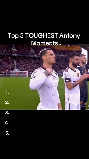 Top 5 TOUGHEST Antony Moments in Football: Respect Moments, Sonic Celebration, Stutter Step, Antony Spin, Time for Destruction