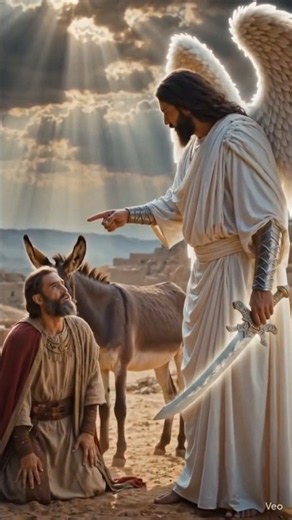 The Talking Donkey That Saved Balaam! 🐴✨ | Amazing Bible Story #Shorts🎶