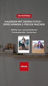 Dein Jahr, Deine Erinnerungen – Gestalte jetzt Deinen persönlichen Fotokalender! 🌟 Mit den CEWE Fotokalendern kannst Du die schönsten Momente das ganze Jahr über erleben. Ob als Wandkalender oder Tischkalender – lass Deine Erinnerungen erstrahlen. Überrasche Deine Liebsten oder mach Dir selbst eine Freude! ❤️ | CEWE