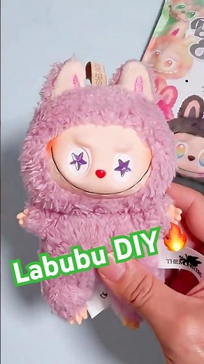 🔥Labubu Transformation: sparkling EYEs!#labubu #labubudiy #labubuunboxing