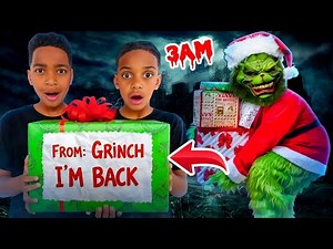 THE GRINCH CAME BACK AT 3AM! 😱🎄 | The Prince Family