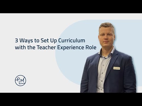 3 Ways to Set Up CAD Curriculum with the Teacher Experience Role