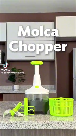 🥗✨ Molca Chopper $349 ✨🥗¡El aliado perfecto en tu cocina! 🙌Con este práctico chopper podrás:✅ Cortar verduras y frutas en segundos✅ Batir tus mezclas favoritas✅ Centrifugar tus ensaladas 🍃✅ Almacenar todo en el mismo recipienteTodo en un solo producto de 1.5 L 👌Haz tu cocina más rápida, práctica y sin ensuciar de más.📦 ¡Pide el tuyo hoy mismo antes de que se agoten! 🔥 Adquiere el tuyo en mi tienda digital ✨https://betterware.com.mx/ElchicodelBetterware | El Chico del Better