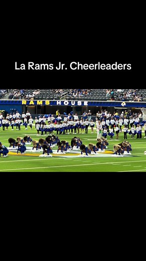 Junior Cheerleaders Shine at Rams vs Colts Game