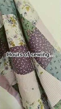 How do you like my quilt pattern? 🪡🧵 #sewing #quilting #diy #hobby #craft