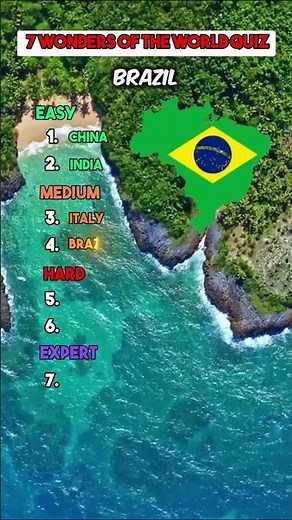 7 Wonders of the World Quiz! #countryquiz