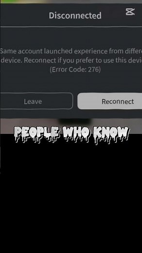 roblox error code 276.... #roblox #hacker #thosewhoknow #robloxedit
